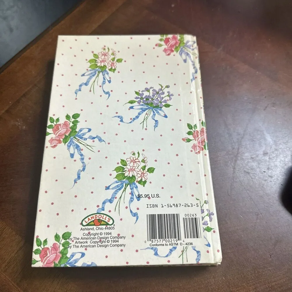 VTG 1994 Set of 2 Julie's Journal Unused Floral Patchwork Blank Unused